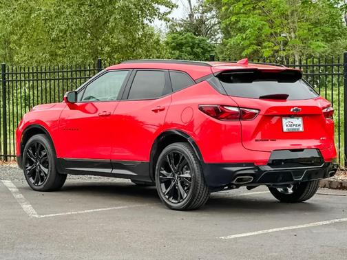 Red 2021 Chevrolet Blazer RS