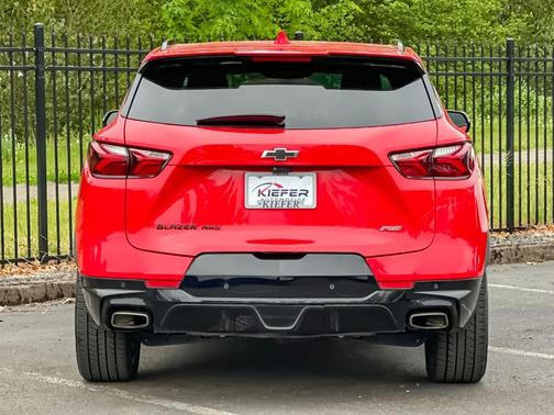 Red 2021 Chevrolet Blazer RS