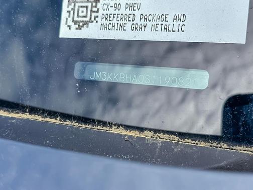 Machine Gray Metallic 2025 Mazda CX-90 Preferred