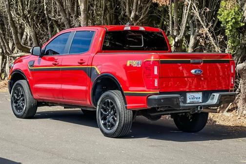 Hot Pepper Red Metallic Tinted Clearcoat 2022 Ford Ranger Lariat