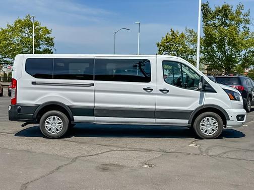 Oxford White 2024 Ford Transit-350 XLT
