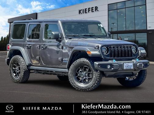 Granite Crystal Clearcoat Metallic 2024 Jeep Wrangler 4xe Sport