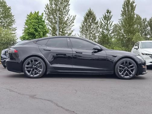 Black 2021 Tesla Model S Plaid