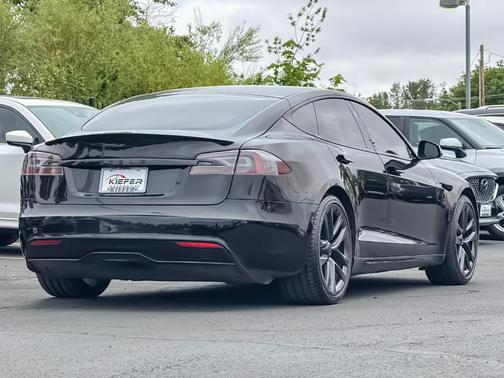 Black 2021 Tesla Model S Plaid