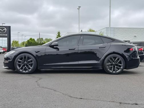 Black 2021 Tesla Model S Plaid