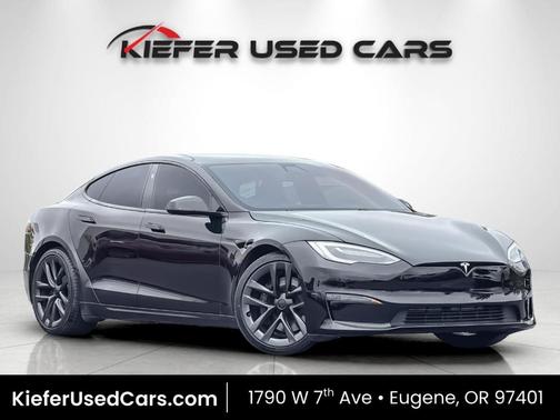 Black 2021 Tesla Model S Plaid