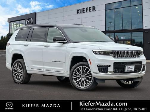 Bright White Clearcoat 2023 Jeep Grand Cherokee L Summit