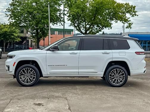 Bright White Clearcoat 2023 Jeep Grand Cherokee L Summit