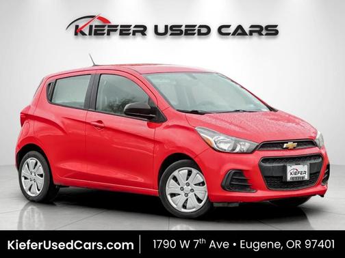 Red 2017 Chevrolet Spark LS