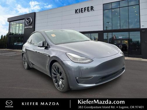 Gray 2022 Tesla Model Y Performance