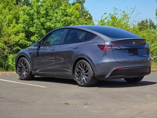 Gray 2022 Tesla Model Y Performance