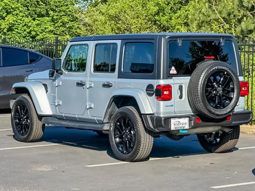 Silver Zynith Clearcoat 2023 Jeep Wrangler 4xe Sahara