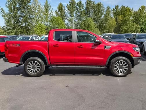 Red Metallic 2021 Ford Ranger Lariat