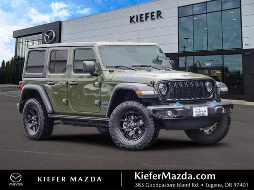 Sarge Green Clearcoat 2024 Jeep Wrangler 4xe Sport