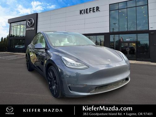 Gray 2020 Tesla Model Y Performance