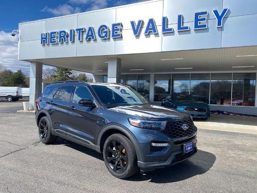 STONE BLUE METALLIC 2022 Ford Explorer ST-LINE