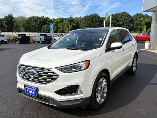 STAR WHITE 2020 Ford Edge TITANIUM