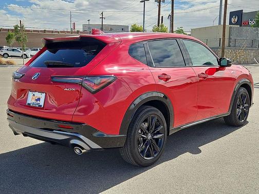 Red 2025 Acura ADX A-Spec Advance