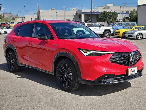 Red 2025 Acura ADX A-Spec Advance