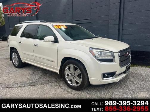 WHITE 2014 GMC Acadia Denali