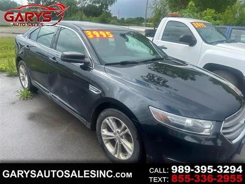 White Platinum Metallic Tri-Coat 2015 Ford Taurus SEL