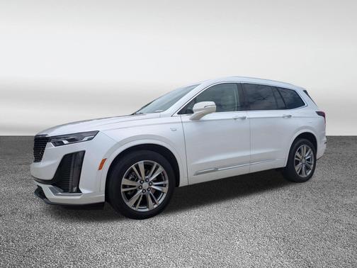 Crystal White Tricoat 2023 Cadillac XT6 Premium Luxury