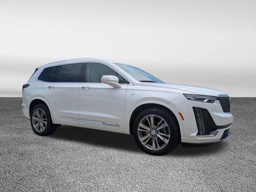 Crystal White Tricoat 2023 Cadillac XT6 Premium Luxury