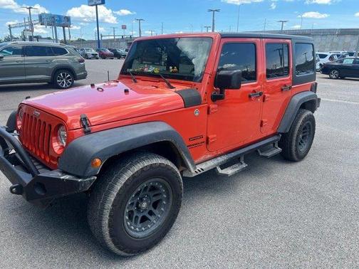 Sunset Orange Pearlcoat 2015 Jeep Wrangler Unlimited Sport