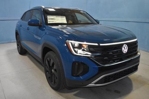 Blue 2026 Volkswagen Atlas Cross Sport 2.0T SE W/TECHNOLOGY