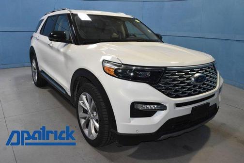 White Metallic 2021 Ford Explorer Platinum