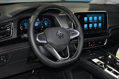 Gray 2026 Volkswagen Atlas Cross Sport 2.0T SE W/TECHNOLOGY