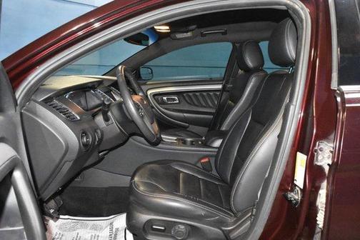 Burgundy 2018 Ford Taurus SEL