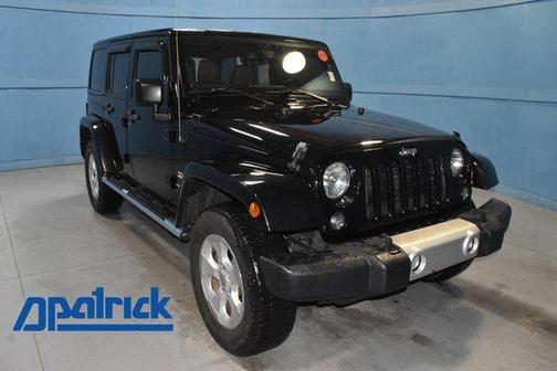 Black Clearcoat 2014 Jeep Wrangler Unlimited Sahara