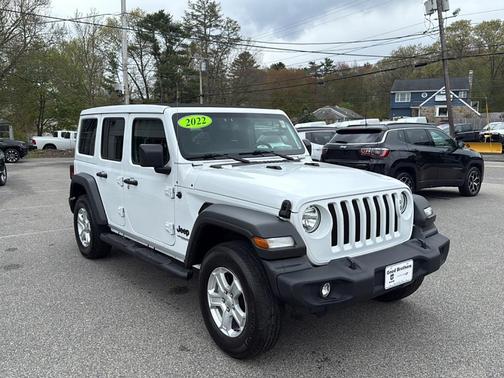 Bright White Clearcoat 2022 Jeep Wrangler Unlimited Sport S