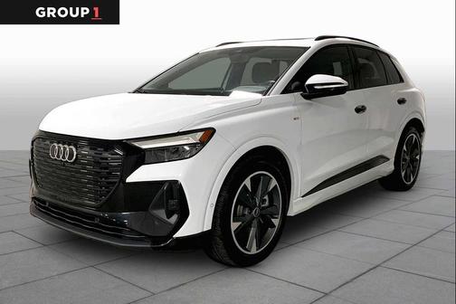 Glacier White Metallic 2024 Audi Q4 e-tron Premium Plus 55 quattro