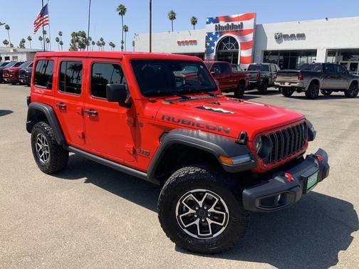 Firecracker Red Clearcoat 2025 Jeep Wrangler Rubicon