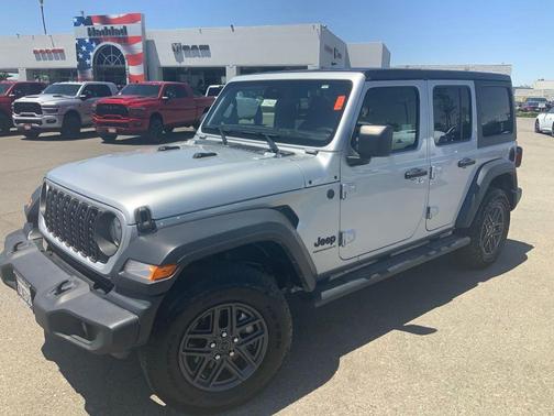Silver 2024 Jeep Wrangler Sport