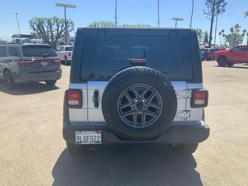 Silver 2024 Jeep Wrangler Sport