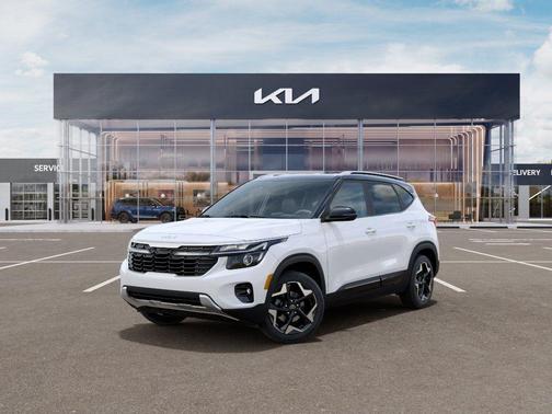 Clear White / Black Roof 2026 Kia Seltos S