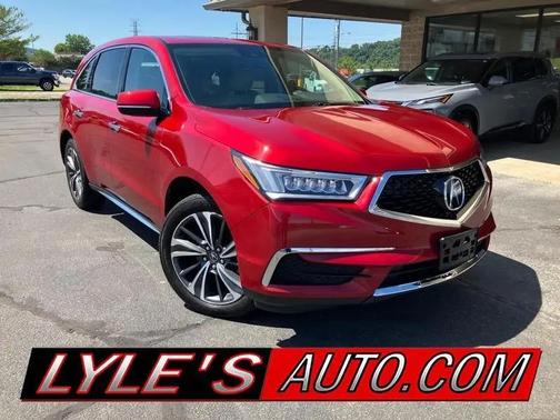 Red 2020 Acura MDX 3.5L w/Technology Package
