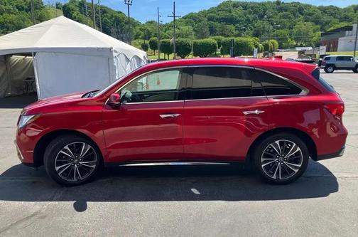 Red 2020 Acura MDX 3.5L w/Technology Package