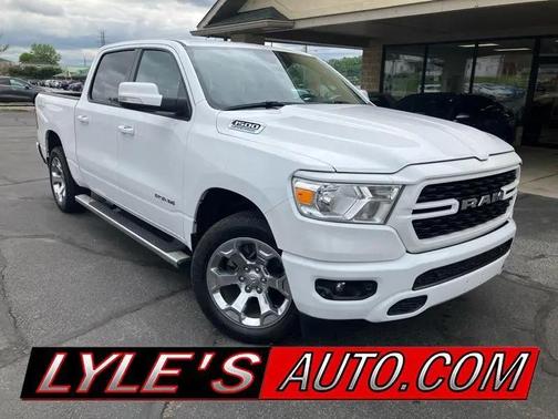 White 2022 RAM 1500 Big Horn/Lone Star