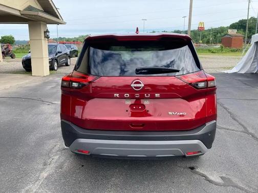 Red 2023 Nissan Rogue SV