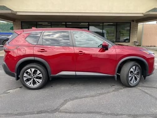 Red 2023 Nissan Rogue SV