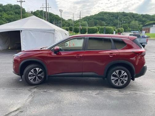 Red 2023 Nissan Rogue SV