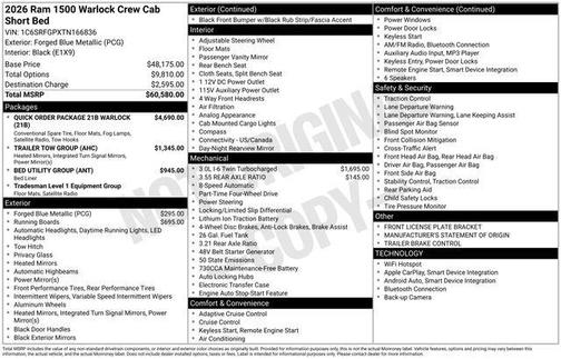 2026 RAM 1500 Tradesman