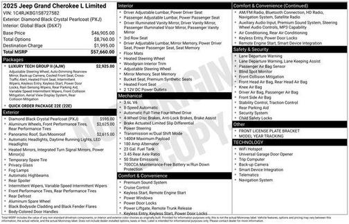 2025 Jeep Grand Cherokee L Limited