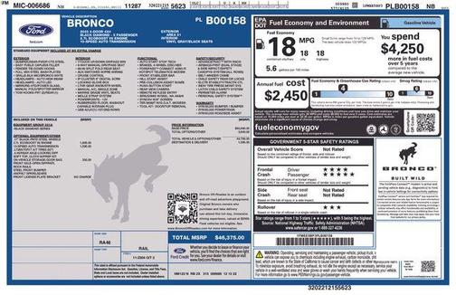 Area 51 2023 Ford Bronco Black Diamond
