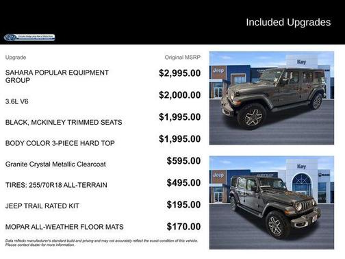 Granite Crystal Clearcoat Metallic 2025 Jeep Wrangler Sahara