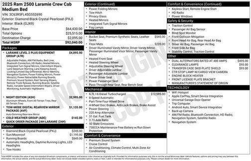 2025 RAM 2500 Laramie